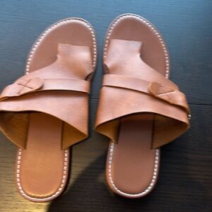 New brown sandals size 10